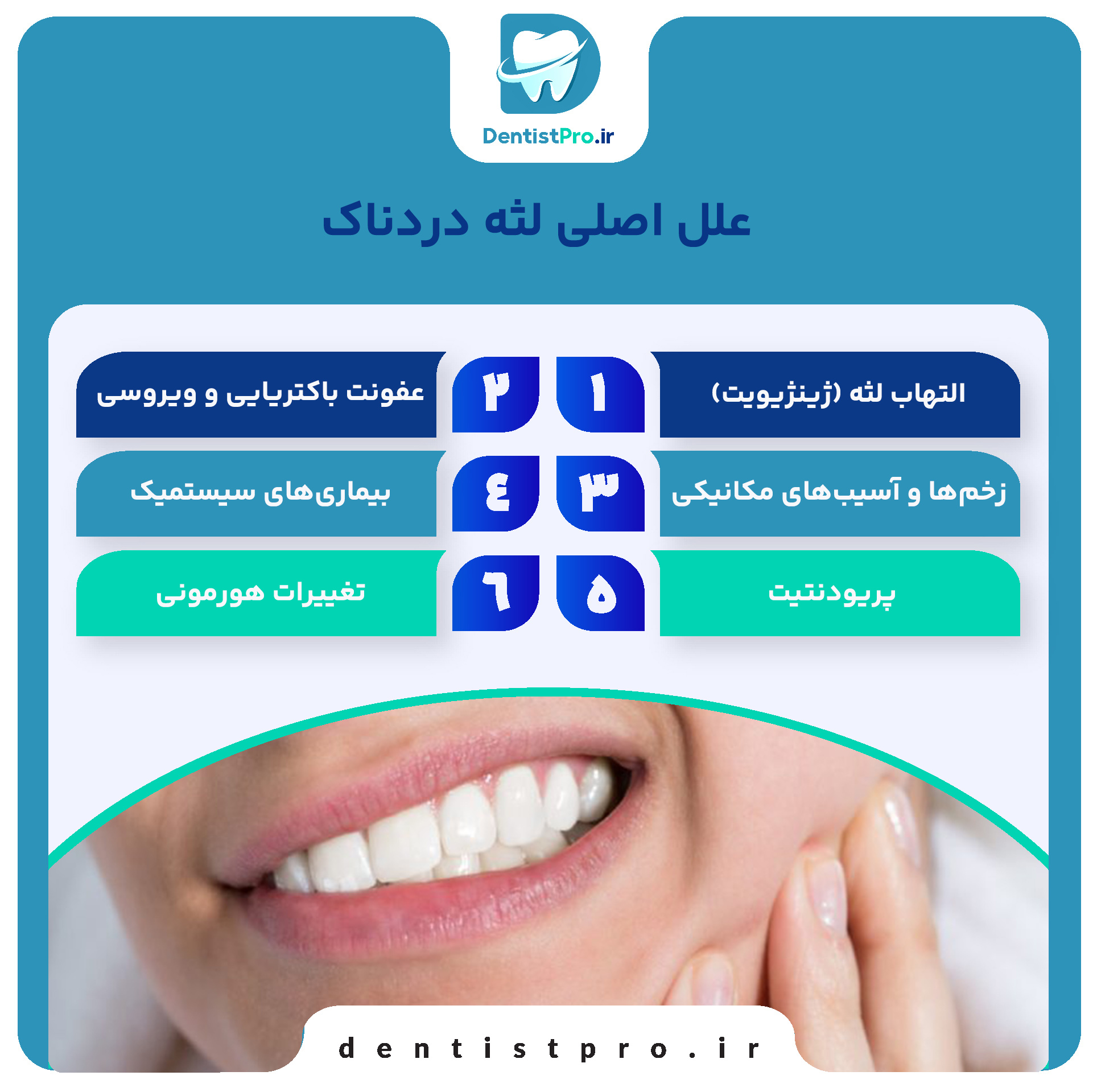 لثه دردناک؛ علل، درمان‌ها و راهکارهای پیشگیری