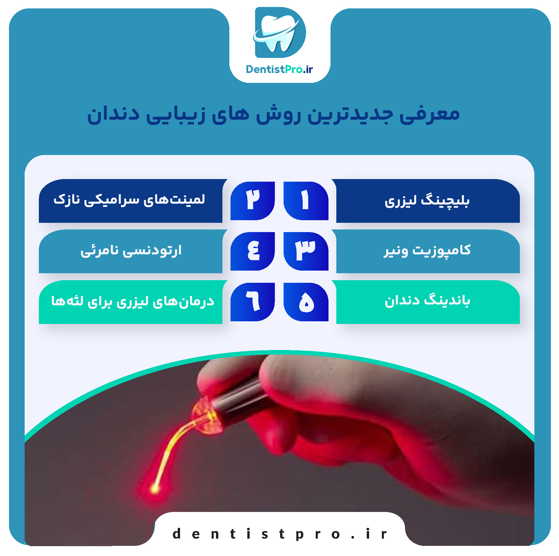 جدیدترین روش های زیبایی دندان+ 7 روش که نمی دانید